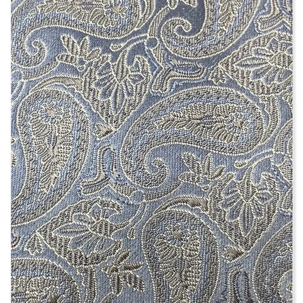 Michael Kors blue paisley 100% silk tie
